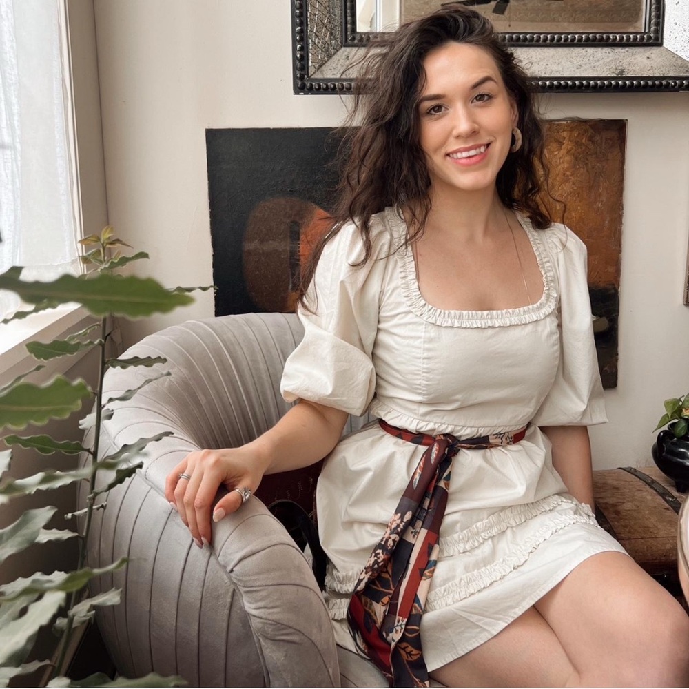 Gap Cream Boho/Western Dress.